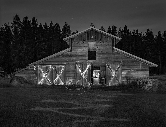 Painting with Light-Montana Barn_Condon, Montana 