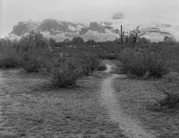 Snowstorm, Superstition Mountains Wilderness Area, Apache Junction, Arizona