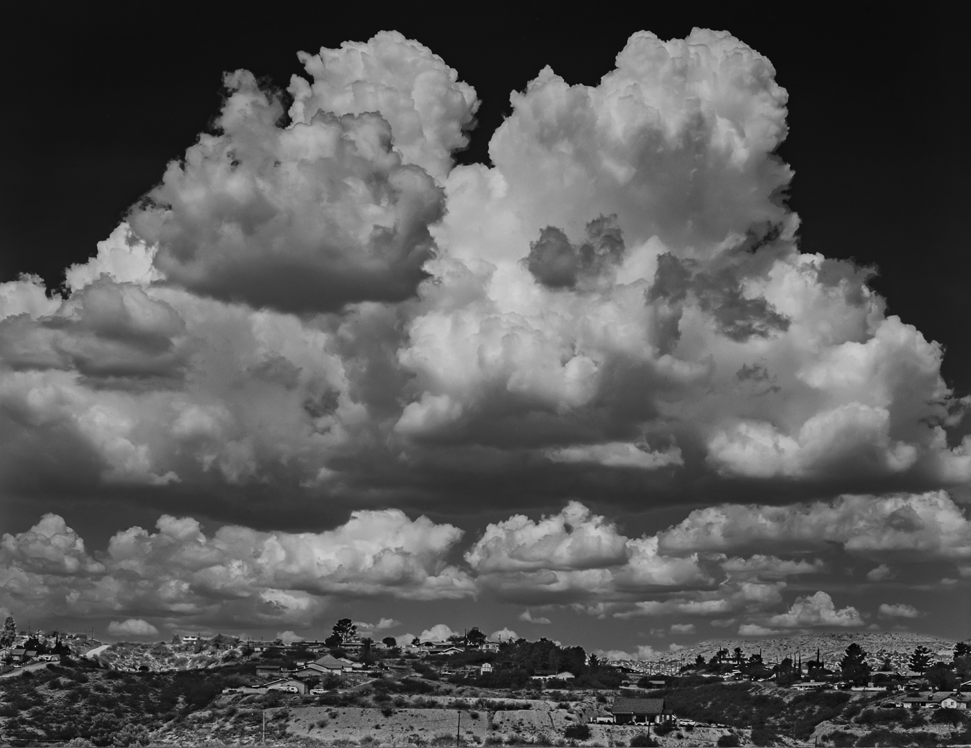 Storm Clouds Over Globe, Arizona